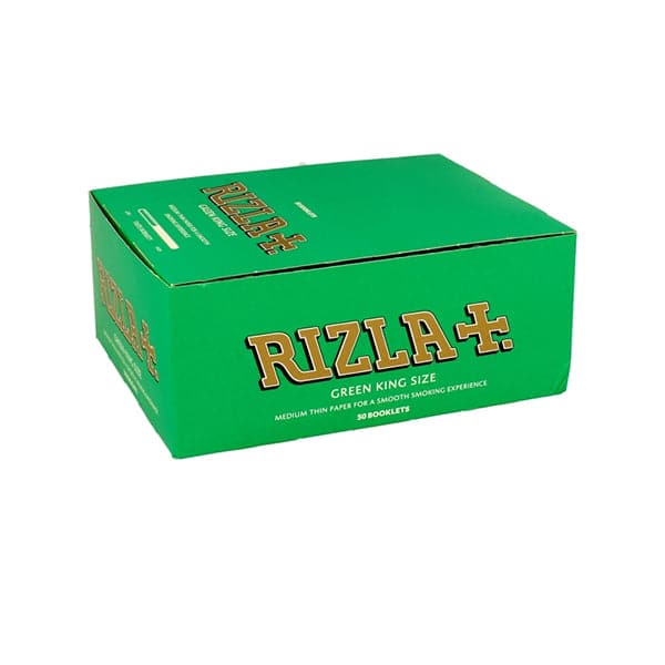 50 Green King Size Rizla Rolling Papers