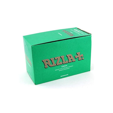 100 papéis de seda Rizla verdes regulares