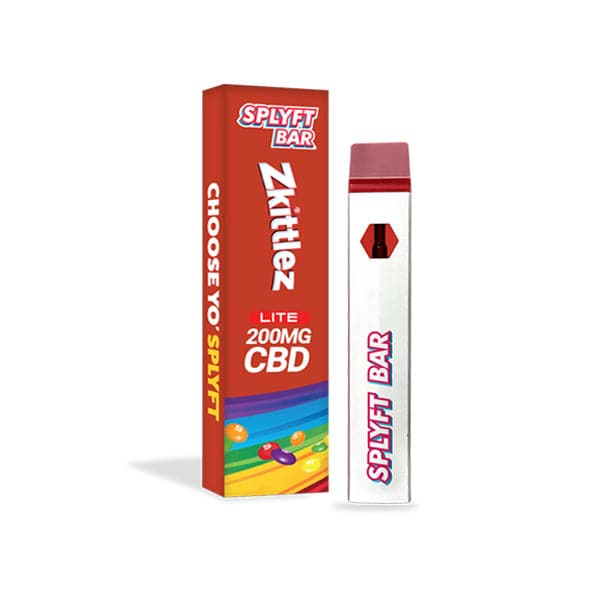 SPLYFT BAR LITE 200 mg Vape desechable de CBD de espectro completo - 12 sabores