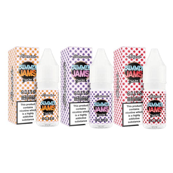 Mermelada de verano de Just Jam de 10 mg, 10 ml de sal de nicotina con sabor (50 VG/50 PG)