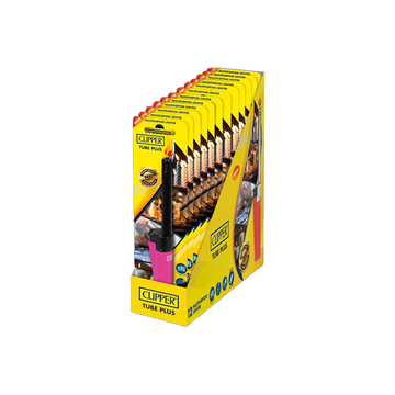 Encendedores de gas multiusos Clipper Tube Plus con tubo brillante - TUB1L002UK