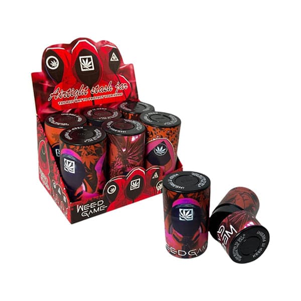 6 x Potes herméticos para guardar maconha - WG-004