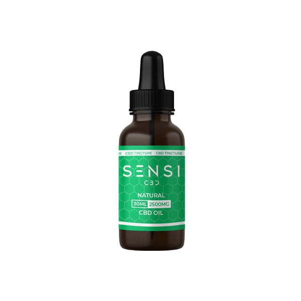 Tintura de aceite de CBD Sensi CBD 2500 mg 30 ml (COMPRE 1 Y OBTENGA 1 GRATIS)