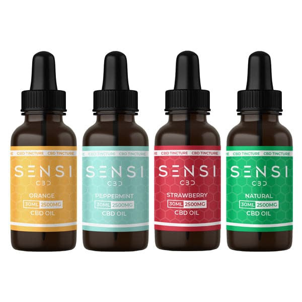 Óleo de tintura de CBD Sensi CBD 2500mg 30ml (COMPRE 1 E GANHE 1 GRÁTIS)