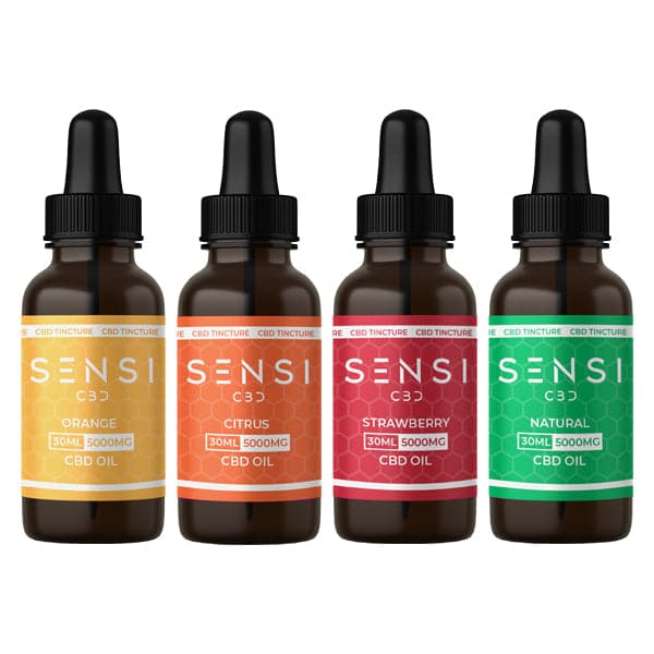 Óleo de tintura de amplo espectro CBD Sensi CBD 5000mg 30ml (COMPRE 1 E GANHE 1 GRÁTIS)