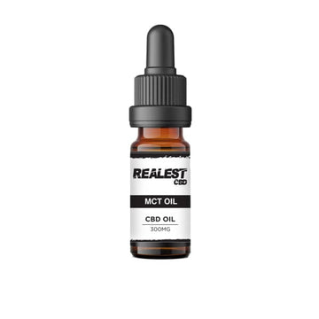 Aceite MCT de CBD Realest CBD 300 mg 10 ml (COMPRE 1 Y OBTENGA 1 GRATIS)