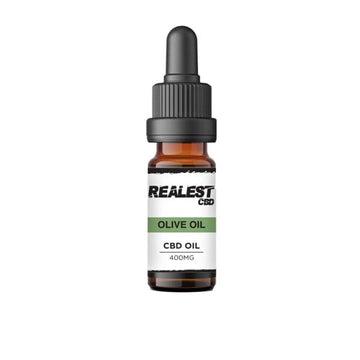 Realest CBD 400mg CBD 10ml Azeite de Oliva (COMPRE 1 E GANHE 1 GRÁTIS)