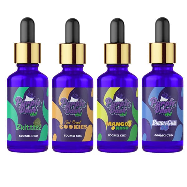 Aceite de CBD con sabor a CBD Purple Dank 600 mg Aceite de CBD 30 ml (COMPRE 1 Y OBTENGA 1 GRATIS)