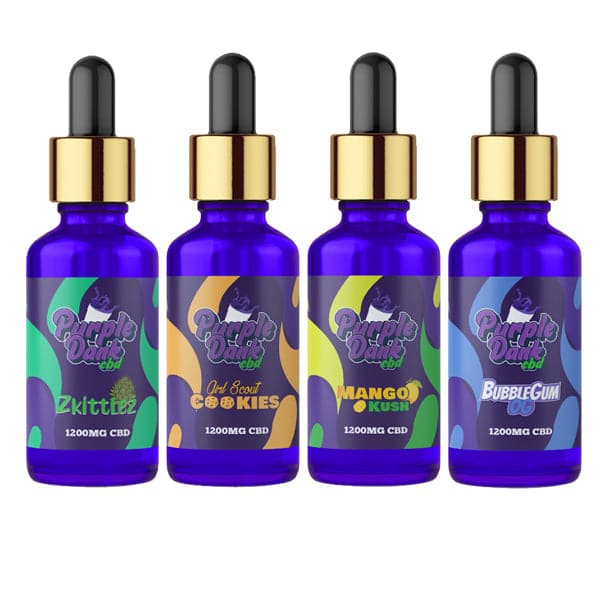 Óleo CBD saborizado Purple Dank CBD 1200mg Óleo CBD 30ml (COMPRE 1 E GANHE 1 GRÁTIS)