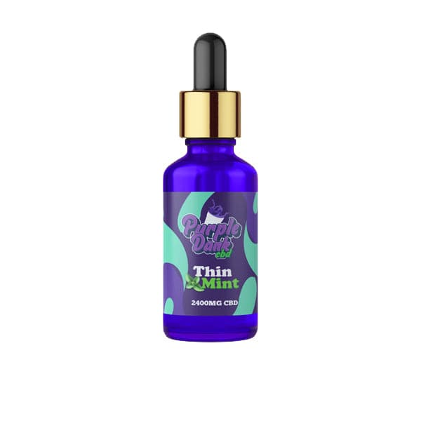 Aceite de CBD con sabor a CBD Purple Dank 2400 mg Aceite de CBD 30 ml (COMPRE 1 Y OBTENGA 1 GRATIS)