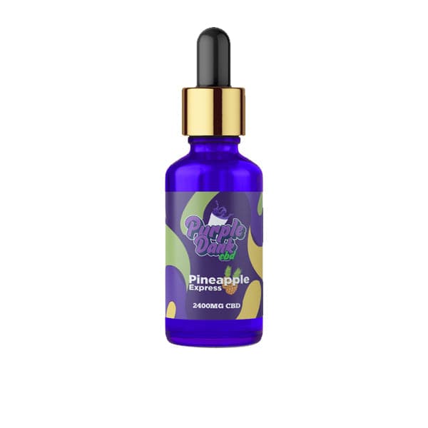 Aceite de CBD con sabor a CBD Purple Dank 2400 mg Aceite de CBD 30 ml (COMPRE 1 Y OBTENGA 1 GRATIS)