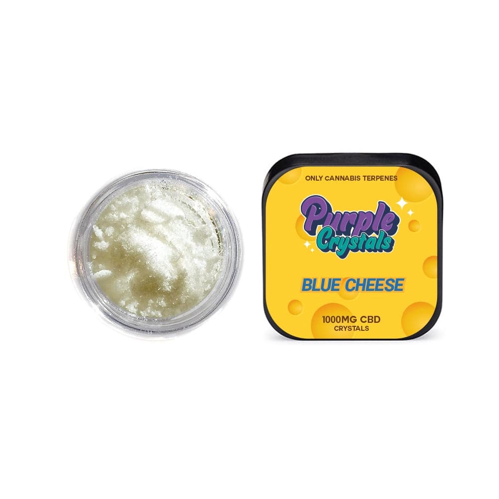Cristales morados de Purple Dank, cristales de CBD de 1000 mg, sabor a queso azul (COMPRE 1 Y LLEVE 1 GRATIS)