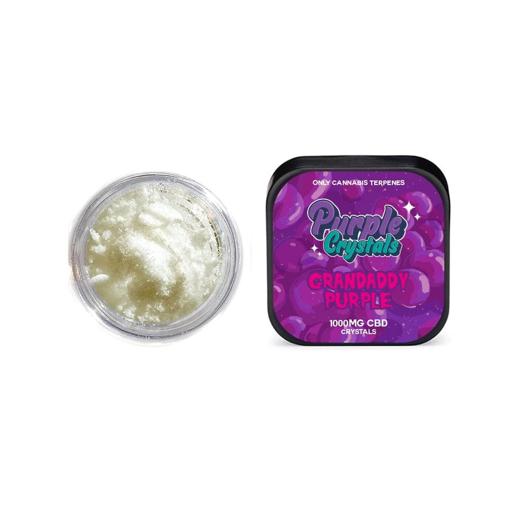 Cristales morados de Purple Dank, cristales de CBD de 1000 mg - Grand Daddy Purple (COMPRE 1 Y LLEVE 1 GRATIS)