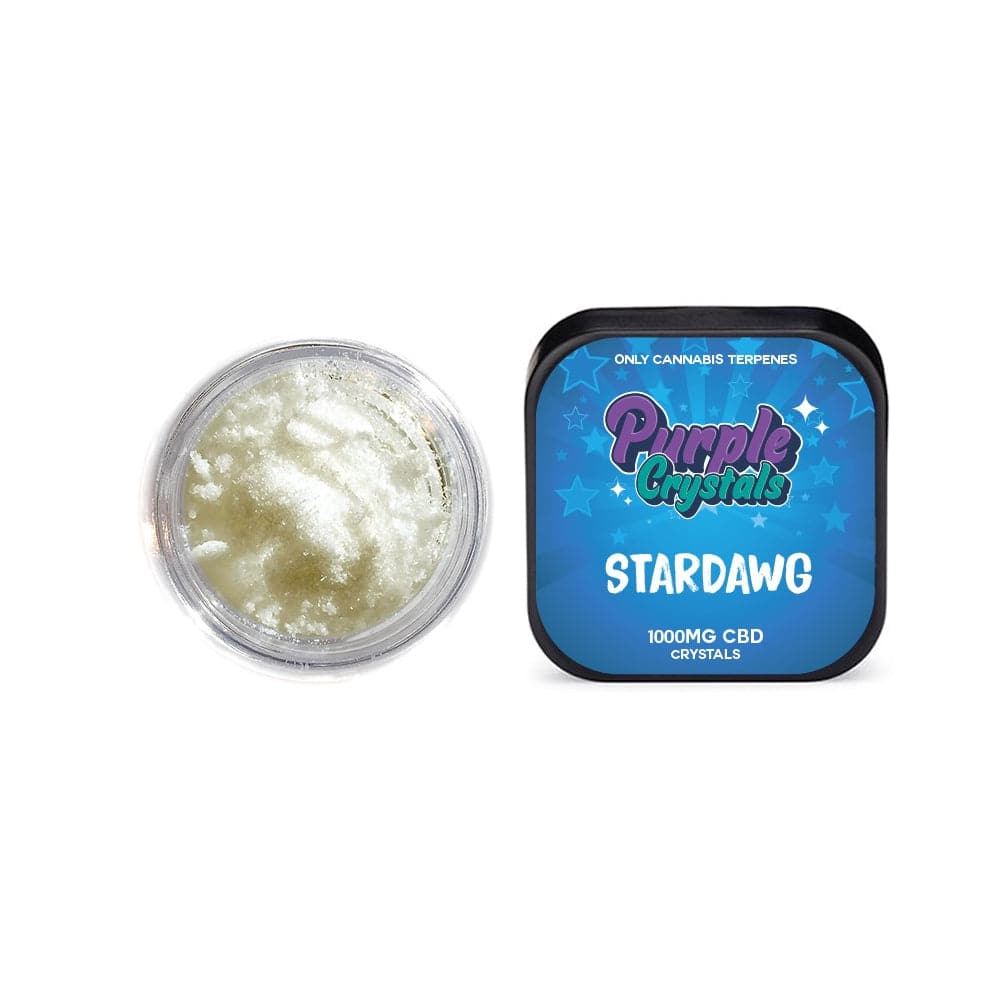 Cristales morados de Purple Dank, cristales de CBD de 1000 mg - Stardawg (COMPRE 1 Y LLEVE 1 GRATIS)