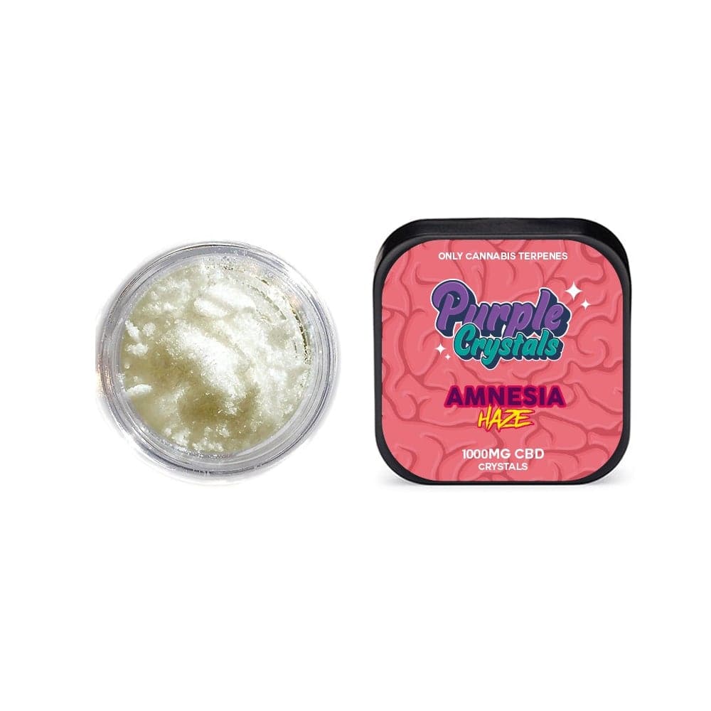 Cristales morados de Purple Dank, cristales de CBD de 1000 mg: Amnesia Haze (COMPRE 1 Y LLEVE 1 GRATIS)