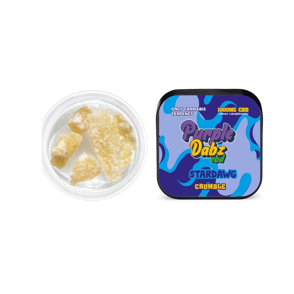 Purple Dabz da Purple Dank 1000mg CBD Crumble - Strawdawg (COMPRE 1 E GANHE 1 GRÁTIS)