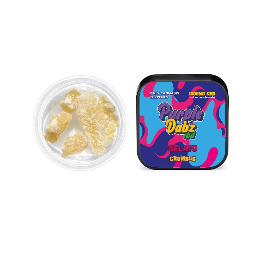 Crumble de CBD Purple Dabz de Purple Dank de 1000 mg - Gelato (COMPRE 1 Y OBTENGA 1 GRATIS)