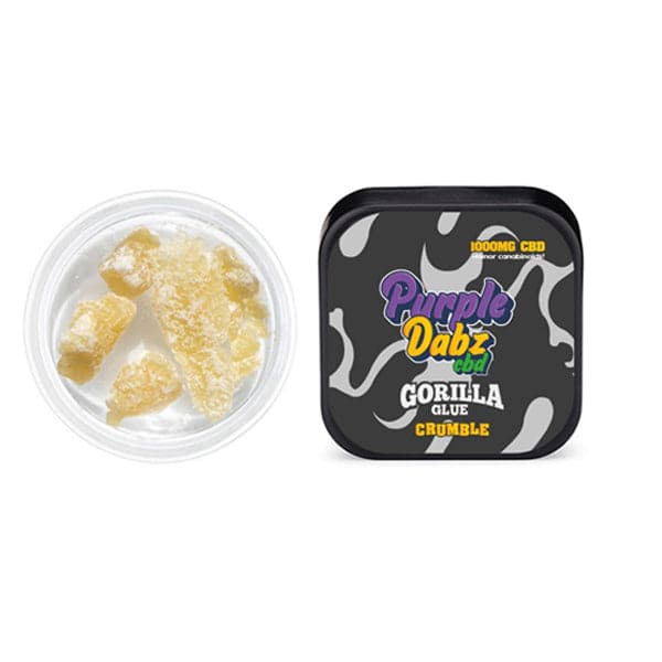 Crumble de CBD de 1000 mg de Purple Dabz de Purple Dank - Gorilla Glue (COMPRE 1 Y OBTENGA 1 GRATIS)