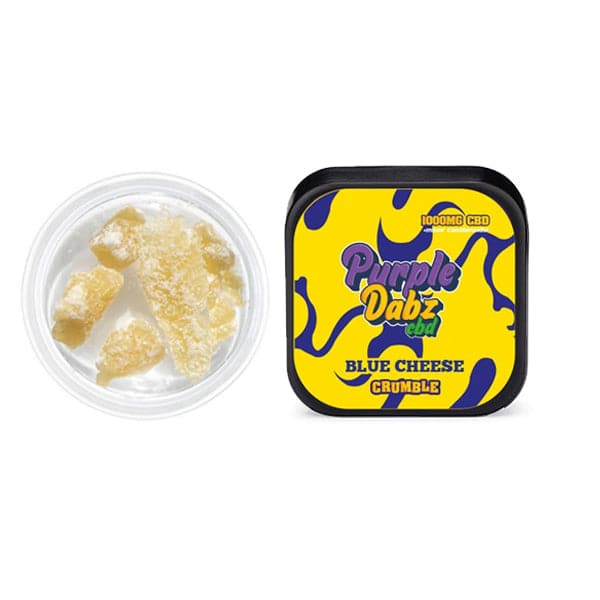 Crumble de CBD Purple Dabz de Purple Dank de 1000 mg: queso azul (COMPRE 1 Y OBTENGA 1 GRATIS)