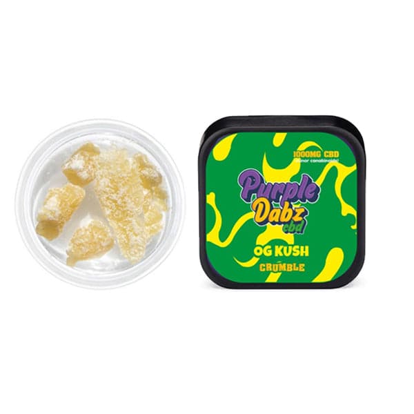 Crumble de CBD Purple Dabz de Purple Dank de 1000 mg - OG Kush (COMPRE 1 Y OBTENGA 1 GRATIS)