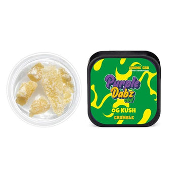 Purple Dabz da Purple Dank 1000mg CBD Crumble - OG Kush (COMPRE 1 E GANHE 1 GRÁTIS)