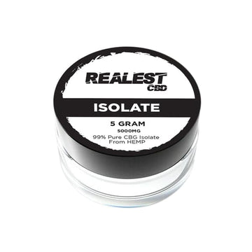 Realest CBD 5000mg CBG Isolado (COMPRE 1 E GANHE 1 GRÁTIS)