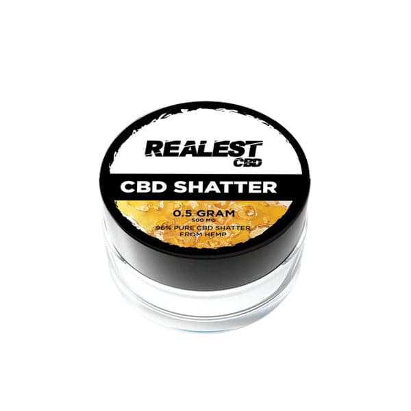 Realest CBD 500mg CBD Shatter (COMPRE 1 E GANHE 1 GRÁTIS)