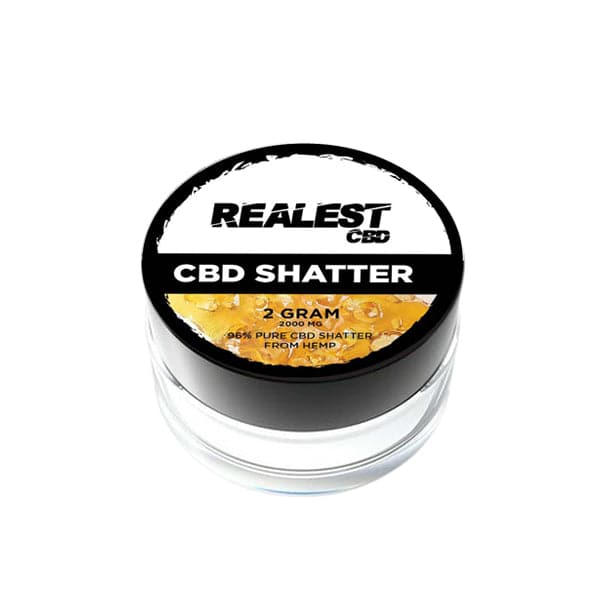 Realest CBD 2000 mg CBD Shatter (COMPRE 1 Y OBTENGA 1 GRATIS)