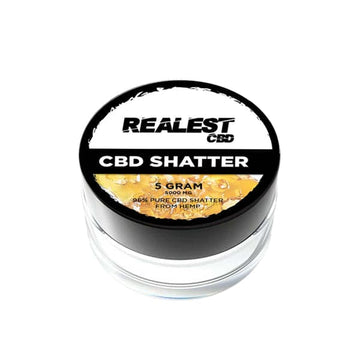 Realest CBD 5000mg CBD Shatter (COMPRE 1 E GANHE 1 GRÁTIS)