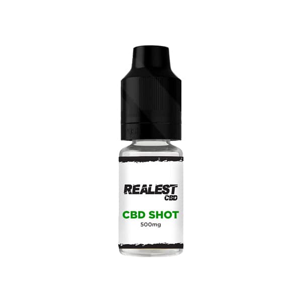 Realest CBD 500mg CBD E-Liquid Booster Shot 10ml (COMPRE 1 E GANHE 1 GRÁTIS)
