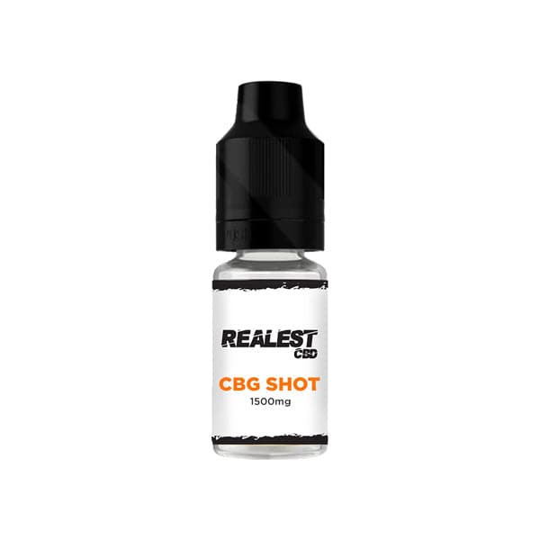Realest CBD 1500mg CBG E-Liquid Booster Shot 10ml (COMPRE 1 E GANHE 1 GRÁTIS)