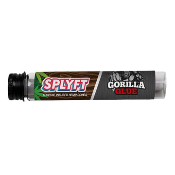 Conos de cáñamo con infusión de terpenos de cannabis SPLYFT – Gorilla Glue (COMPRE 1 Y OBTENGA 1 GRATIS)