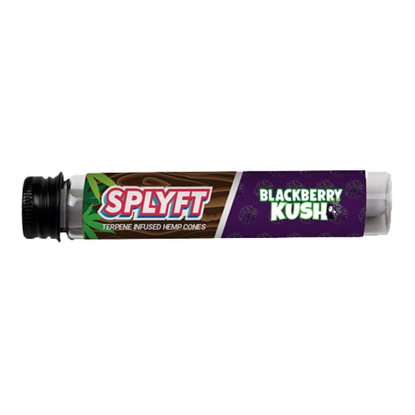 Conos de cáñamo con infusión de terpenos de cannabis SPLYFT – Blackberry Kush (COMPRE 1 Y OBTENGA 1 GRATIS)