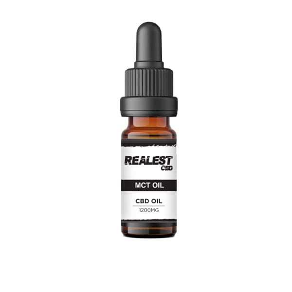 Aceite MCT de CBD Realest CBD 1200 mg 10 ml (COMPRE 1 Y OBTENGA 1 GRATIS)