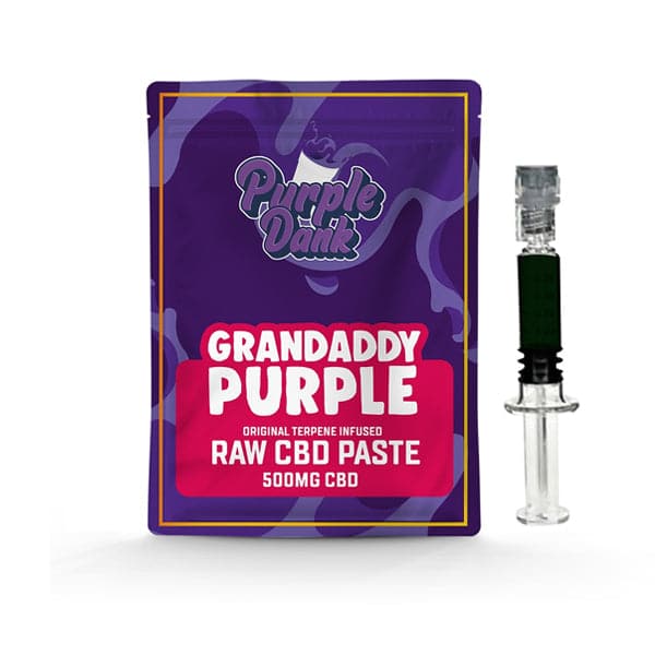 Pasta Raw CBD Purple Dank 1000mg com Terpenos Naturais - Grandaddy Purple (COMPRE 1 E GANHE 1 GRÁTIS)