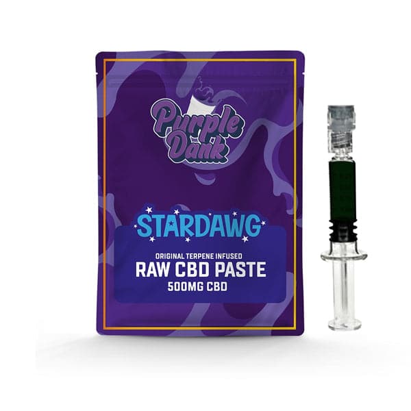 Pasta Raw CBD Purple Dank 1000mg com Terpenos Naturais - Stardawg (COMPRE 1 E GANHE 1 GRÁTIS)