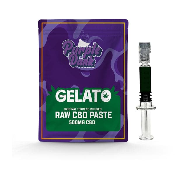 Pasta Raw CBD Purple Dank 1000mg com Terpenos Naturais - Gelato (COMPRE 1 E GANHE 1 GRÁTIS)