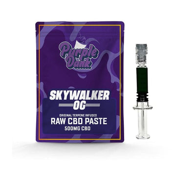 Pasta Raw CBD Purple Dank 1000mg com Terpenos Naturais - Skywalker OG (COMPRE 1 E GANHE 1 GRÁTIS)