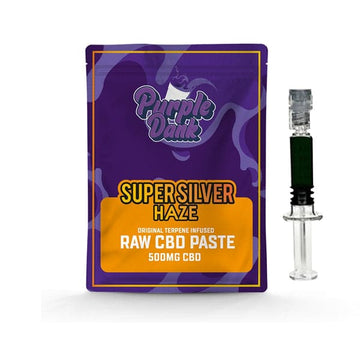 Purple Dank 1000mg CBD Raw Paste com Terpenos Naturais - Super Silver Haze (COMPRE 1 E GANHE 1 GRÁTIS)