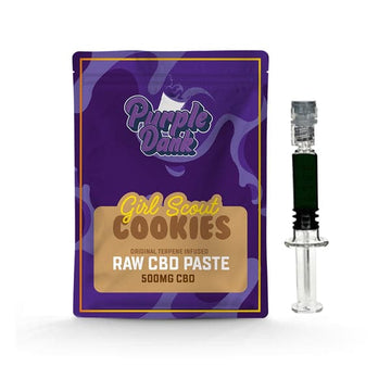 Pasta cruda de CBD Purple Dank 1000 mg con terpenos naturales - Girl Scout Cookies (COMPRE 1 Y OBTENGA 1 GRATIS)