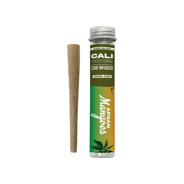 CALI CONES Cono de salvia con infusión de CBD de espectro completo de 30 mg - Mangos afganos