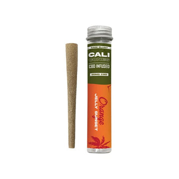 CALI CONES Sage 30 mg Cono con infusión de CBD de espectro completo - Orange Jelly Sunset