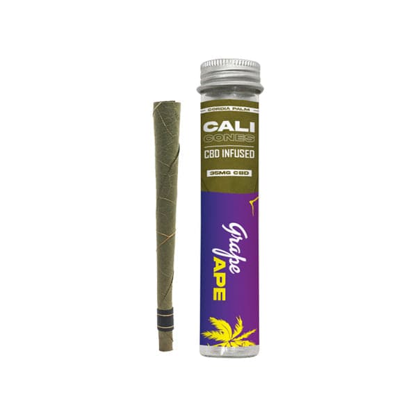 CALI CONES Cordia 30mg Full Spectrum CBD Infundido Palm Cone - Grape Ape