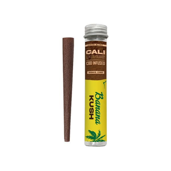 CALI CONES Cono de cacao con infusión de CBD de espectro completo de 30 mg - Banana Kush