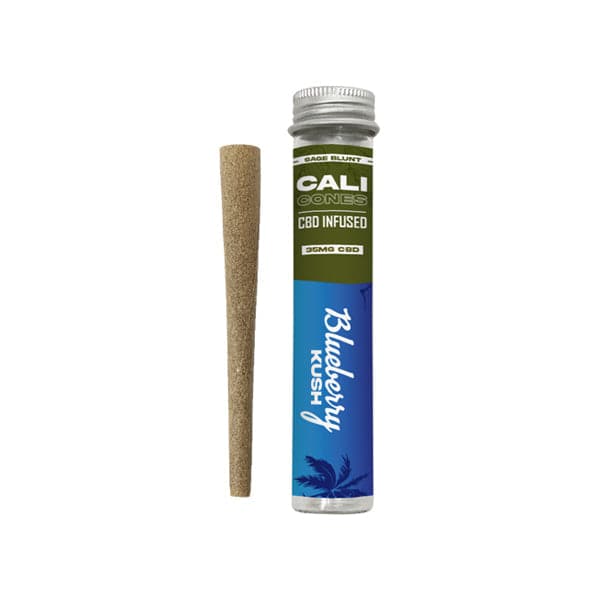 CALI CONES Sage 30 mg Cono con infusión de CBD de espectro completo - Blueberry Kush