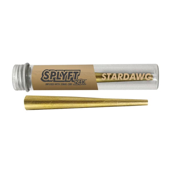 Conos con infusión de CBD de 25 mg SPLYFT 24K Gold Edition – Stardawg
