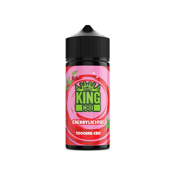 King CBD 1000mg CBD E-líquido 120ml (COMPRE 1 E GANHE 1 GRÁTIS)