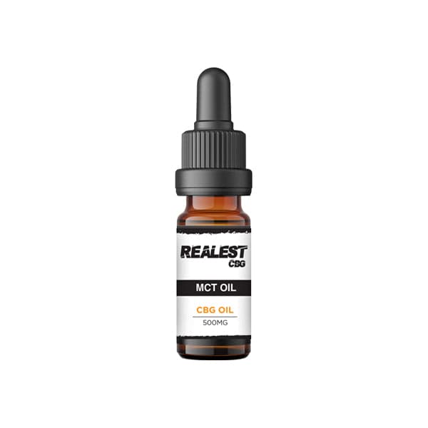Realest CBD 500mg CBG MCT Oil - 10ml (COMPRE 1 E GANHE 1 GRÁTIS)