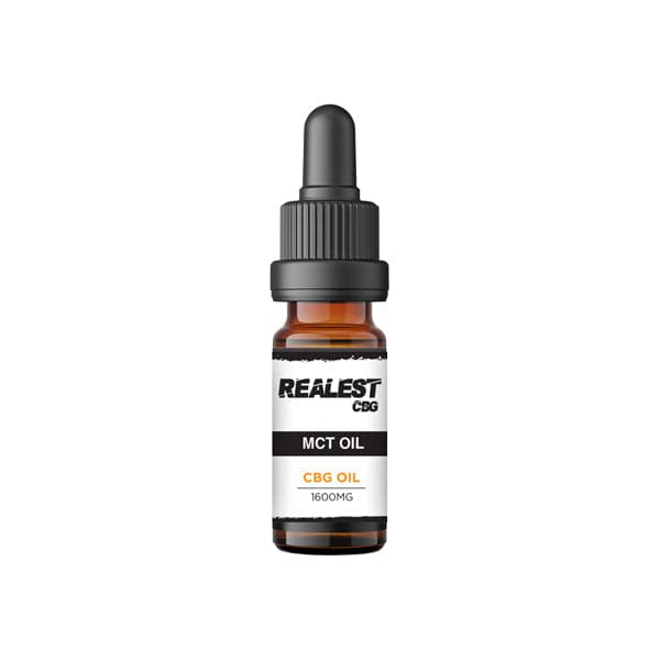 Realest CBD 1600mg CBG MCT Oil - 10ml (COMPRE 1 E GANHE 1 GRÁTIS)