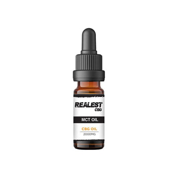 Realest CBD 2000mg CBG MCT Oil - 10ml (COMPRE 1 E GANHE 1 GRÁTIS)